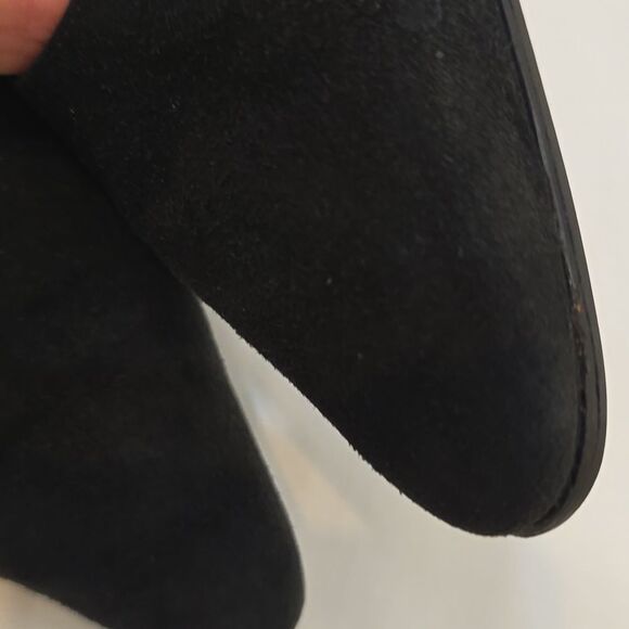 Black Suede Ferragamo Heels - Picture 10 of 12